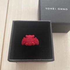 YOHEI OHNO フロッキーリング レッド / ヨウヘイオオノのサムネイル