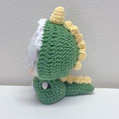 ハンドメイド　10cm ぬい服　ぬい帽子　ちびぐるみ　恐竜　アニマル　怪獣　動物