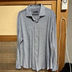 【美品】コルネリアーニ CORNELIANI イタリア製　シャツ 長袖　xl 灰