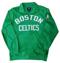 NBA エヌビーエー セルティックス ジャージ トラック ジャケット M NBA ボストンセルティックス ジャージ トラックジャケット 刺繍