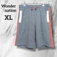 【Wonder nation】キッズXL　グレー　ハーフパンツ　快適　半ズボン