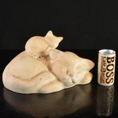 備前焼　古備前　白備前　猫　置物　M　R7151 備前焼 古備前 白備前 猫 置物 M R7151 - メルカリ