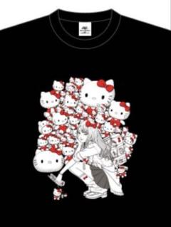 新品未開封Tシャツ ギャル富江×ハローキティ2枚セット　 サンリオ 伊藤潤二×サンリオキャラクターズ ラギットTシャツ ギャル富江