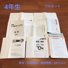 日能研 小4 学習力育成/春期/夏期/冬期講習特別テスト 等 国語