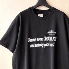 90s USA製古着 ヴィンテージ ヘインズ Tシャツ チョコレート愛を叫ぶ