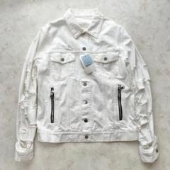 新品　BALMAIN　DESTROY DAMAGED DENIM JACKET