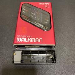 レアSONY ウォークマン WM-F203 赤 ジャンク