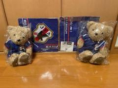 日本代表　サッカー　テディーベア　バンダナ　２セット