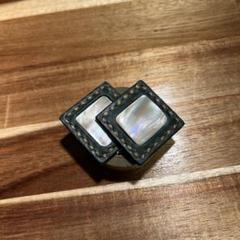 夜光貝レザーポニーフック