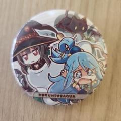 この素晴らしい世界に祝福を　ワンシーン　トレーディング缶バッジ　アクア　めぐみん