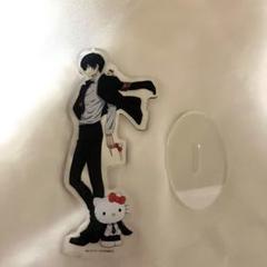 リボーン サンリオ くじ アクリルスタンド・ホログラム缶バッジ 雲雀恭弥 家庭教師ヒットマンREBORN!サンリオ ホログラム缶バッジ 雲雀恭