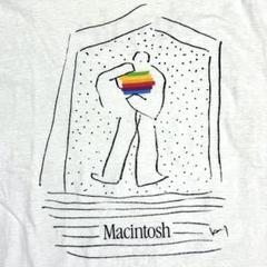 マッキントッシュapple 90s 非売品 Tシャツ シングルステッチ 企業物