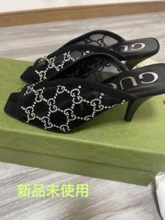 GUCCI - グッチ GUCCI サンダル ミュール ヒール GGロゴ