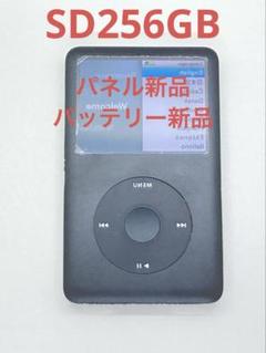 iPod classic 第7世代 HDD160GBからSD256GBに グレー