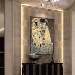 クリムト  大判タペストリー　ジャガード織　金糸　布ポスター　ビデオ通話時の背景 m98981020673_1.jpg?1597587900