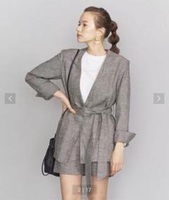 beauty&youth セット販売 ノーカラージャケット ショートパンツ
