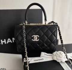 今日のみCHANEL トップハンドルミニフラップバッグ　2025年春夏　ストラス m99002510598_1.jpg?1749104229