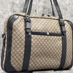 ✨美品✨GUCCI ディアマンテ トートバッグ GG レザー ネイビー ロゴ金具