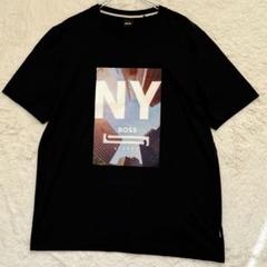 M 新品 ヒューゴボス BOSSロゴ モノグラム Tシャツ 黒 ブラック 大谷 楽天市場】大谷翔平 tシャツ（ブランドヒューゴ・ボス）の通販