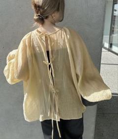 selectmocabyson 2wayボリュームオーバーブラウス