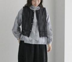 新品⭐︎ TSUHARU by SM2 チュール前後着裾レースベスト　ブラック 新品⭐︎ TSUHARU by SM2 チュール前後着裾レースベスト ブラック