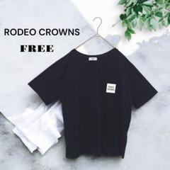 ロデオクラウンズ ロデオ カジュアル ビックロゴ Tシャツ フリー