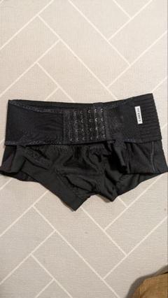 FIT KEEP 2 ブラック骨盤ガードル Mサイズ フィットキープ2骨盤ベルト：Mサイズの着用感モデルPさん