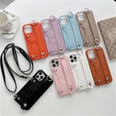 ★20%オフiPhone 13 携帯ケースショルダー ピンク