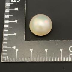 天然 マベパール 真珠 約15.8mm ルース パール マベ 真珠