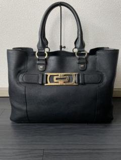 BVLGARI ブルガリ パレンテシレザーバッグ ハンドバック トート リング