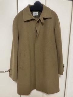 【ジェイプレス/極美品】ステンカラーコート【アンゴラ100%/ブラウン/Mサイズ オーバーサイズ ロングステンカラーコート FQ22W109【Fano