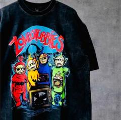 新品✨ 闇テレタビー Tシャツ 半袖 メンズ ブラック L XL 個性的