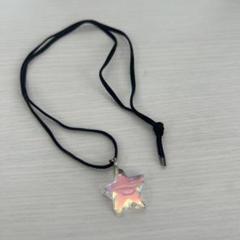 Baccarat 星形クリスタルネックレス ピンク Baccarat 星形クリスタルネックレス ピンク