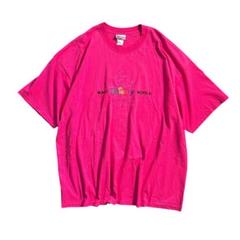 7TSM2【WaltDisneyWorld】ミッキー刺繍　Tシャツ 古着used