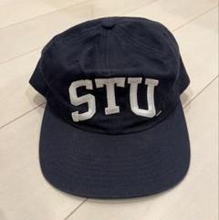 STUSSY ネイビーキャップ STU刺繍入り　ネイビー Stussy ネイビーキャップ ロゴ刺繍 - メルカリ