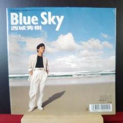 （邦楽）シングルレコード　EP　西城秀樹　Blue sky