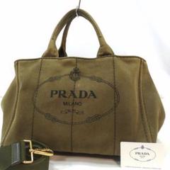 ⭐️良品⭐️PRADA カナパ S デニム トートバッグ　 　　　　　ゴールド金具 ⭐️良品⭐️PRADA カナパ S デニム トートバッグ ゴールド金具