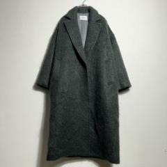 【y-ppe 】HAUNT ボタンレス モヘヤロングコート シャギー y-ppe 様専用】HAUNT ボタンレス モヘヤロングコート シャギー