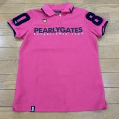 PEARLY GATES ピンク ポロシャツ サイズ0