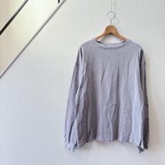フラネ/長袖/Tシャツ/カットソー/無地/カジュアル/ドロップショルダー