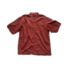 【雰囲気◎】90s REDHEAD 半袖チェックフィッシングシャツ XL 古着
