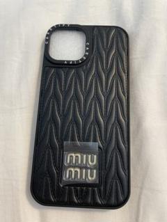 MIU MIU ブラック iPhoneケース