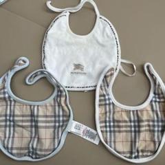 Burberry チェック柄 スタイ 3枚セット