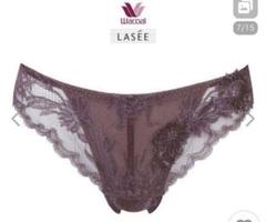 ワコール✨豪華レースショーツ　LASEE ワイン