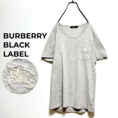 BURBERRY BLACK LABEL 美品 ワンポイントロゴ Tシャツ 2