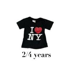 【アイラブニューヨーク　I LOVE NY】半袖Tシャツ　人気　アメリカ　キッズ
