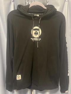 AAPE ブラックパーカー フード付き AAPE BASIC ZIP UP HOODIE（パーカー）｜AAPE BY A BATHING APE