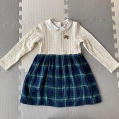 ミキハウス　長袖ワンピース　110 美品