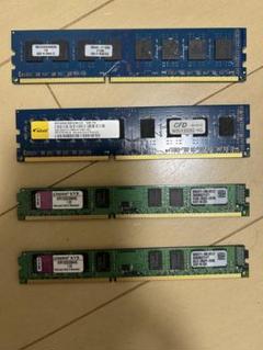DDR3 2000MHz 4GB x 4枚 合計16GB Kingston 16GB 2x 8GB 4GB DDR3 1333MHz PC3-10600U 240Pin DIMM