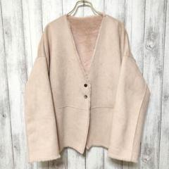 l'armoire de luxe　サイズ38　フェイクムートン ジャケット